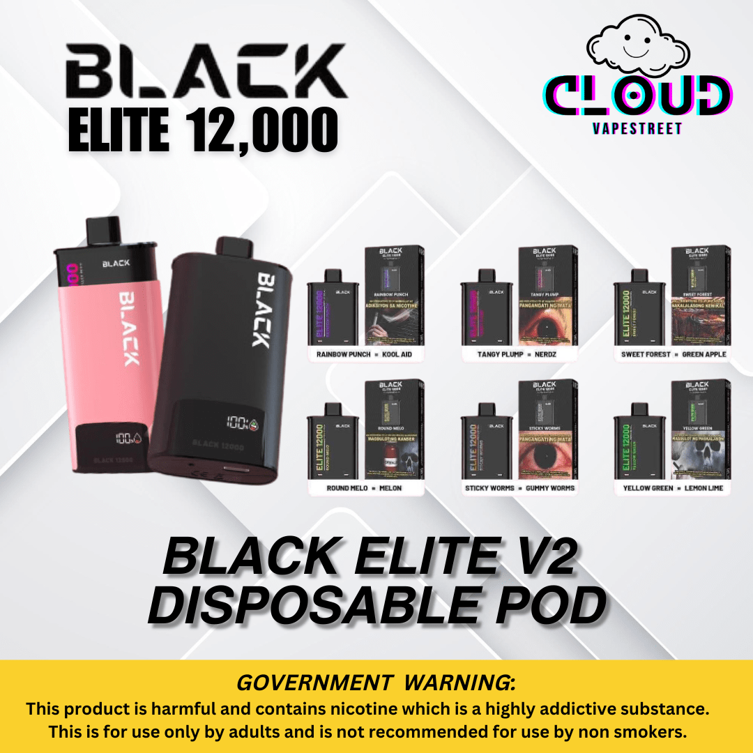 BLACK ELITE V2 12000 PUFFS