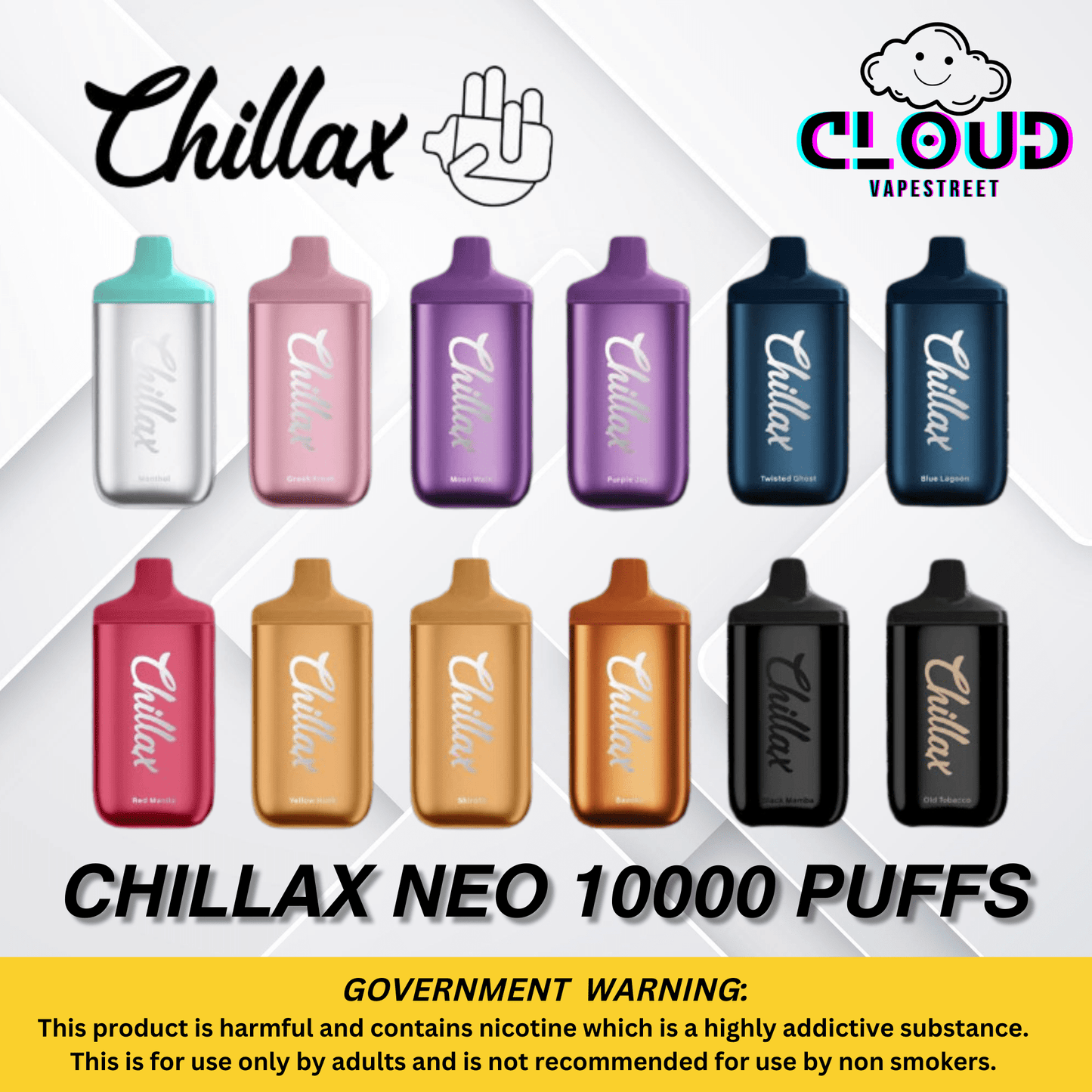 CHILLAX NEO 10000 PUFFS