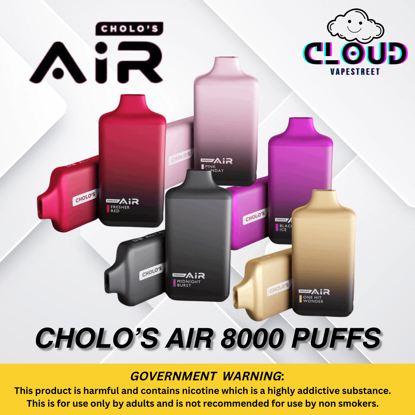 CHOLO'S AIR 8000 PUFFS