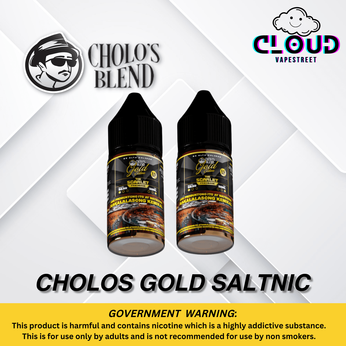 CHOLOS GOLD SALTNIC 30ML