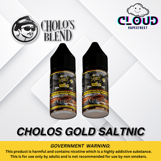 CHOLOS GOLD SALTNIC 30ML