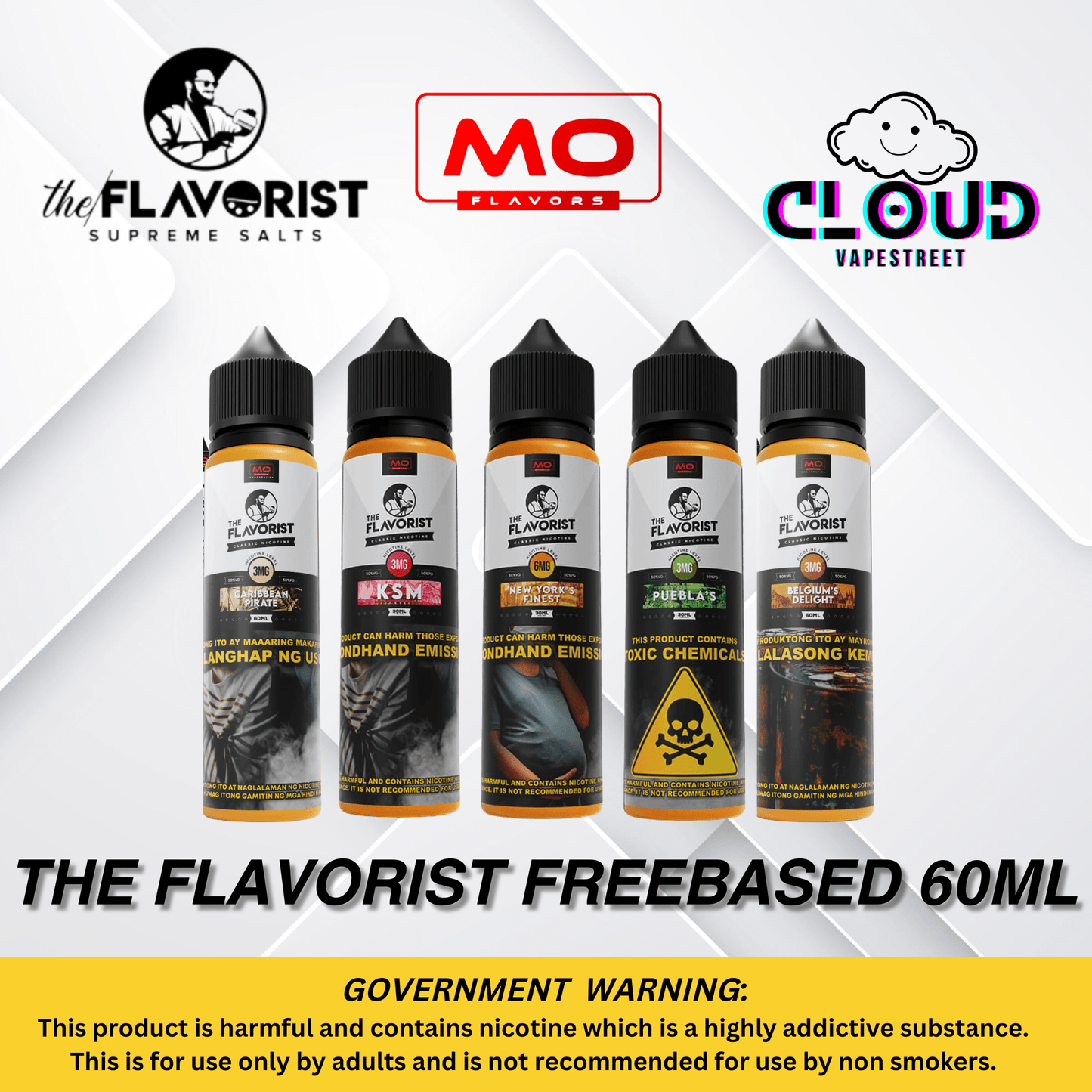 MO FLAVORS THE FLAVORIST FREEBASED 60ML