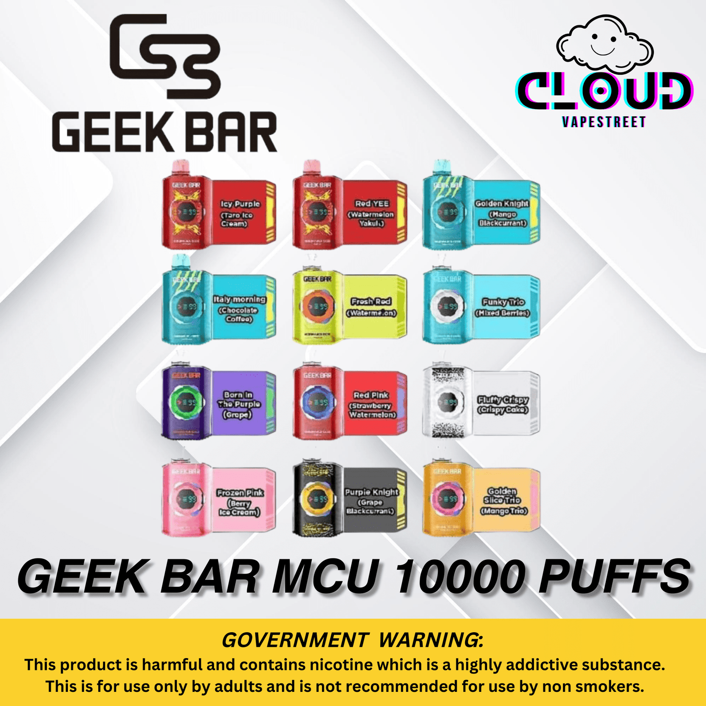 GEEKBAR MCU 10,000 PUFFS