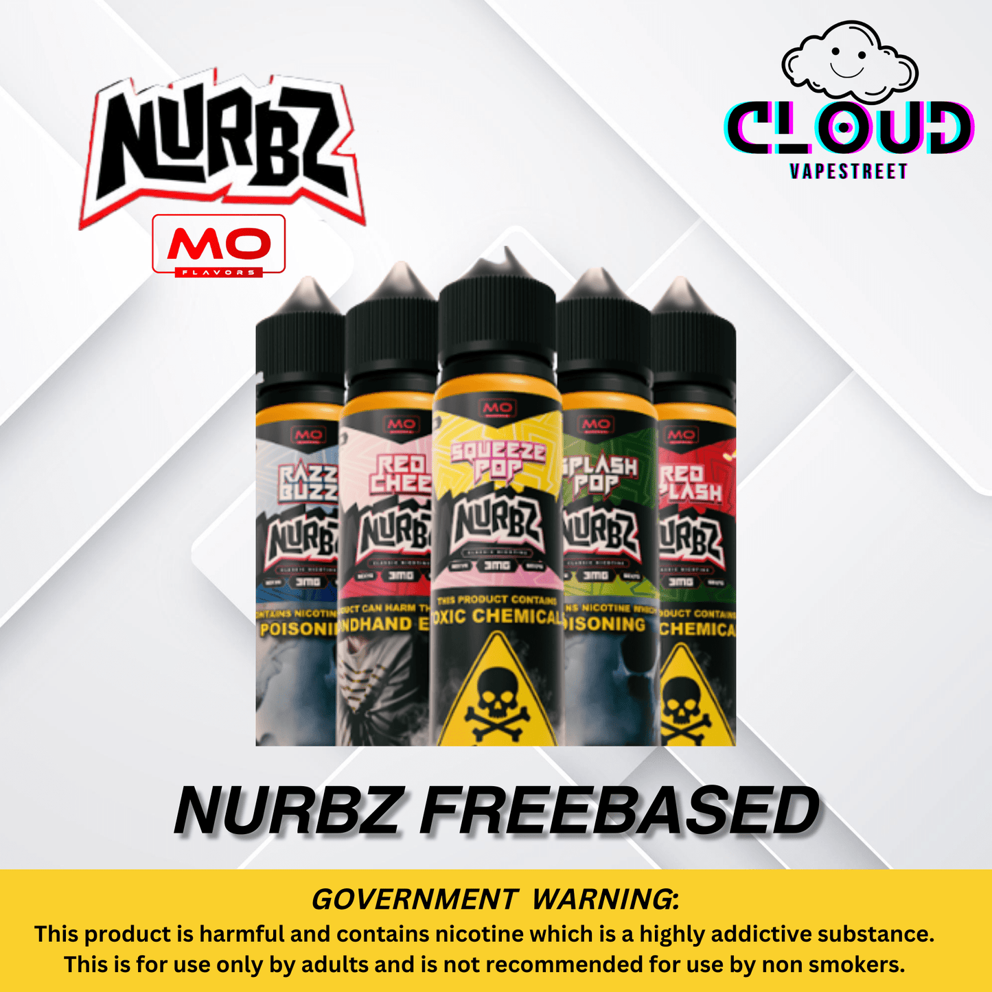 MO FLAVORS NURBZ FREEBASED 60ML