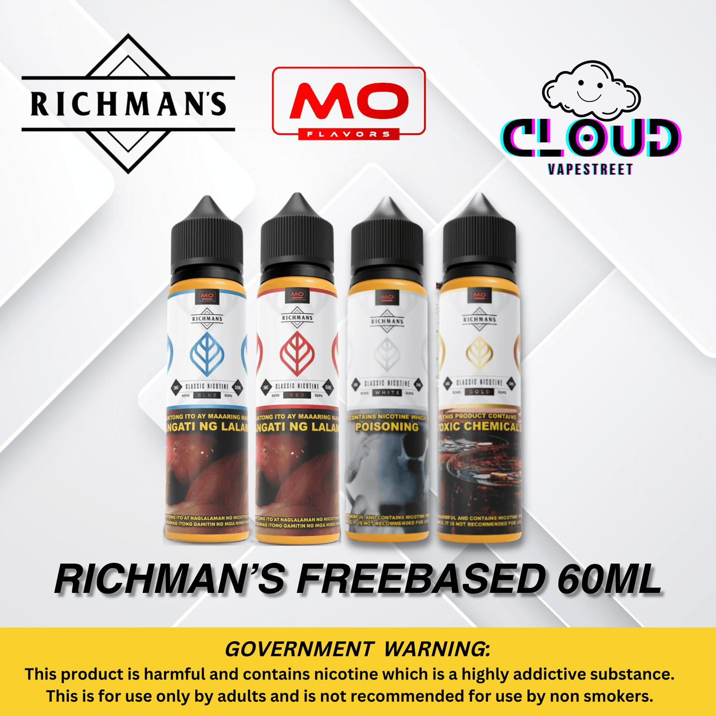 MO FLAVORS RICHMAN'S FREEBASED 60ML