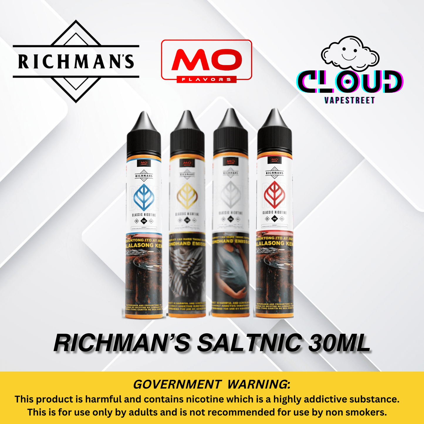 MO FLAVORS RICH MAN'S SALTNIC 30ML