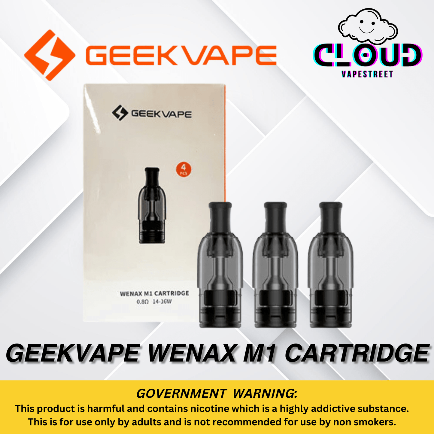 GEEK VAPE WENAX M1 REPLACEMENT CARTRIDGE